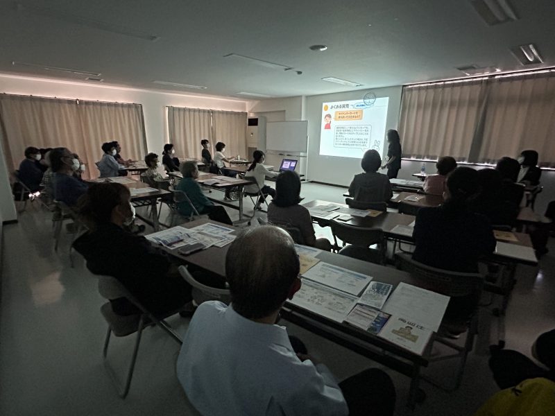 昨年のお薬の相談室の様子